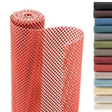 Washable PVC Shelf Liner with Anti-Skid and Easy Grip for Kitchen Cabinets