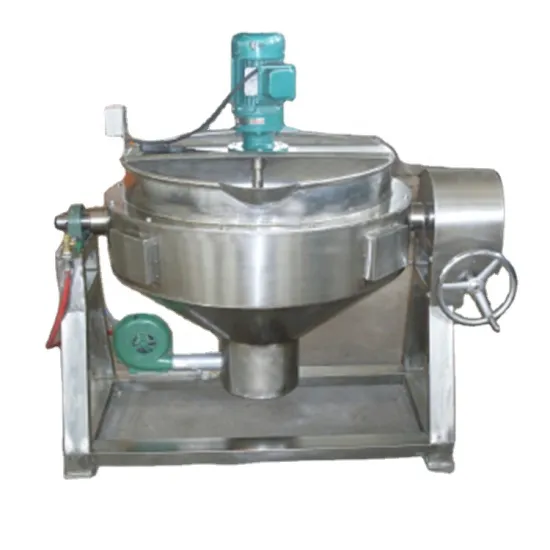 2024 Electric Heating Jacketed Kettle with Mixer and Steam Function