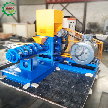 Soya Extruder Machine for Maize, Wheat, Barley, Soy, and Fish Meal Ingredients - Floating Fish Feed Single Screw Extrusion Line Machinery