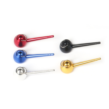 Made in China 85mm length colorful metal smoking pipe  kettle shape small tobacco pipe