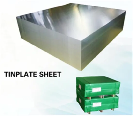 Tin coating plate in sheet