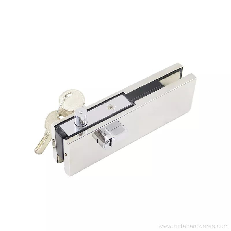 Adjustable Glass Door Clip with Door Lock