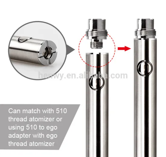 TRUEMAN kc 650mah battery HAHA evod passthrough Korea ecig battery