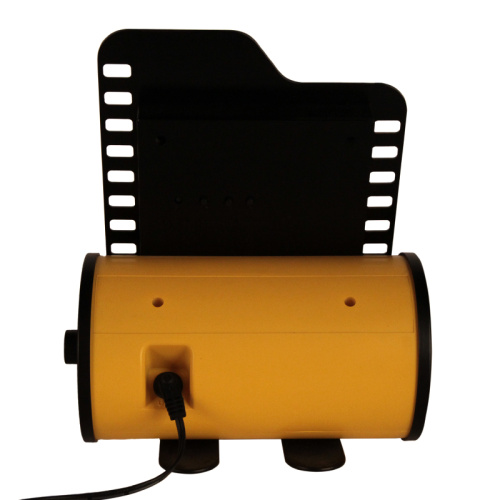 Yellow Horizontal Film Alarm Digital Clock