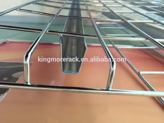 Wire mesh decking for pallet racking system