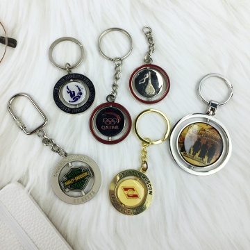 Keychain kubah epoksi spin borong