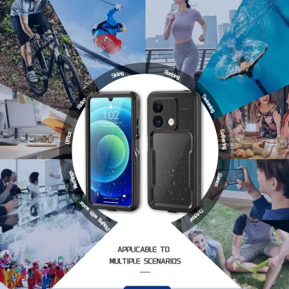 SHELLBOX 360 Degree Diving Waterproof Phone Case for Redmi Note13-5G