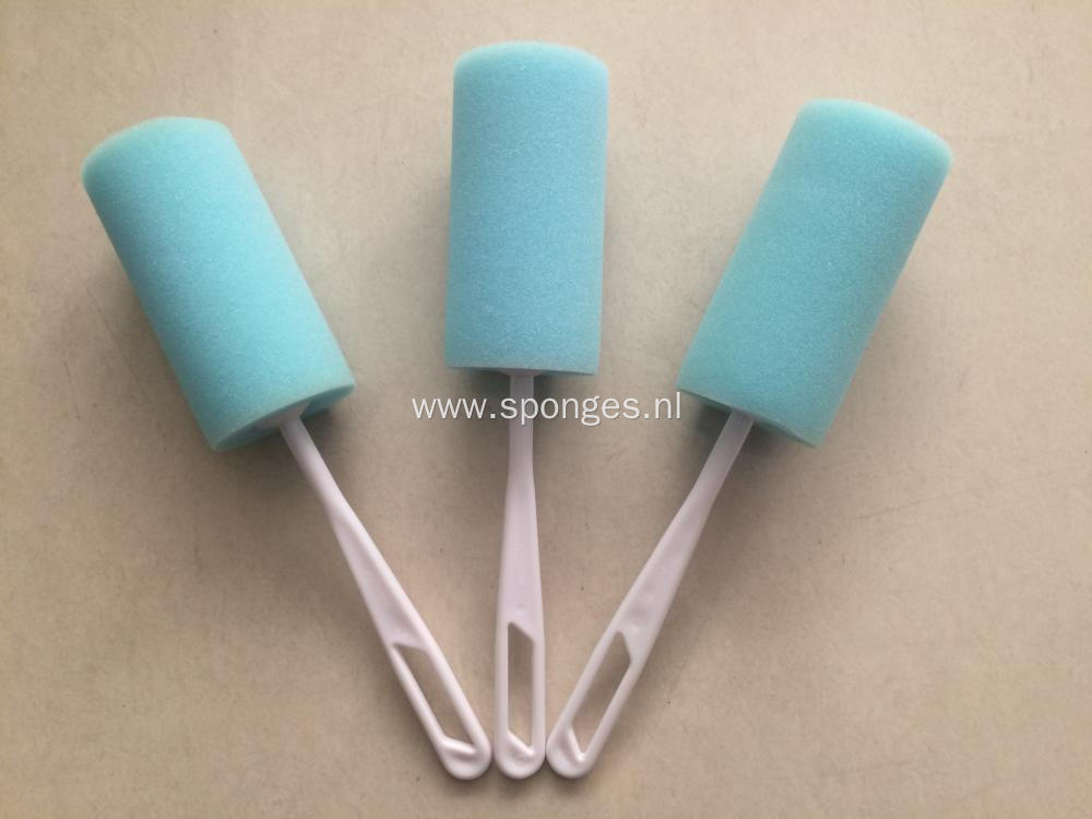 Bottle cleaning handle brush kitchen sponge