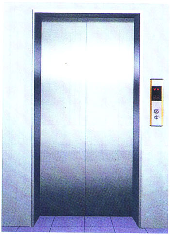 مصعد الديكور، مركز نقل الركاب فتح باب الهبوط
