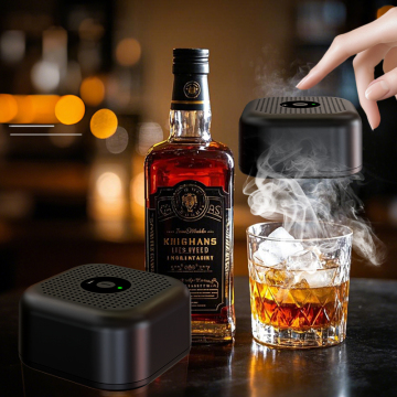 Automatic Wood Cocktail Smoker Kit - No Butane, Customized Design