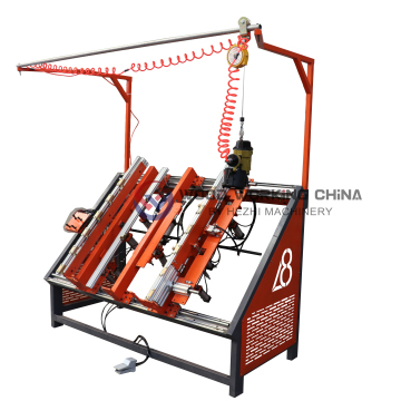 Automatic Stringer Cutting Stacking Wood Pallet Machine