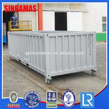 Factory Price 20' Half Height Open Side Dry Cargo Container Without Top