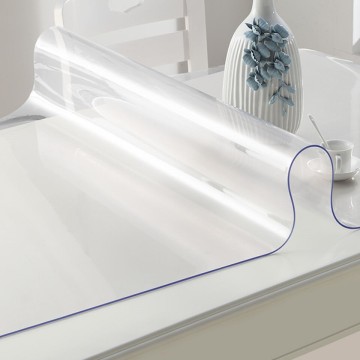 Waterproof PVC Protective Table Pad - Transparent Mat Plastic Table Cover