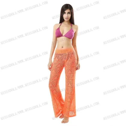 Miss Adola latest fashional attractive French mesh sexy beach trousers ( M109 )