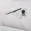 Simple fashion double hole wall mounted faucet