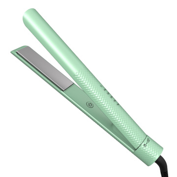 2-in-1 Electric Titanium Plates Hair Straightener and Curler with LED Display