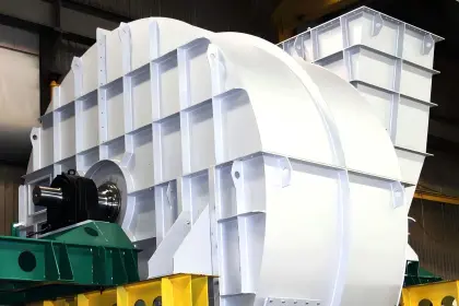 The Large centrifugal fan