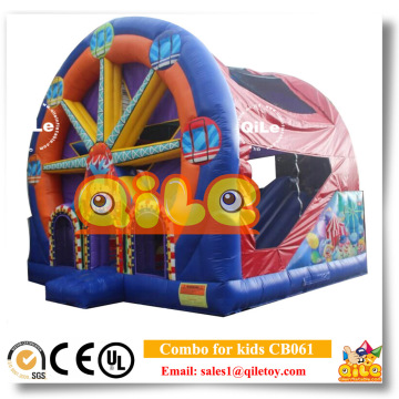 IAAPA Magic Carousel Inflatable bouncer combo bouncy for kids jumping castle house