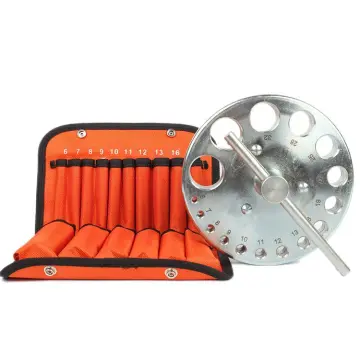 Marine Punch Assembly IMPA613056 - Gasket Punch Tool Module Parts Set (6-38mm)