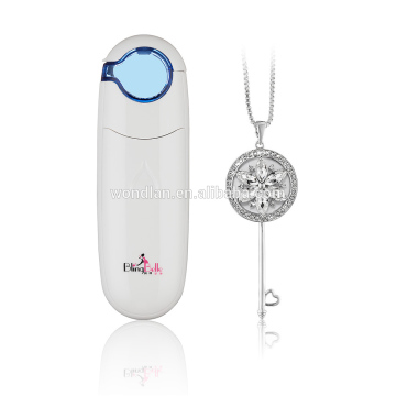 Bingbelle Star Wish Skin Moisture Test Smart Necklace Mini Facial Nano Sprayer USB Rechargeable Portable Facial Face Steamer