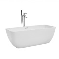 1700mm Oval Indoor Adult Acrylic Soaking Bathtub