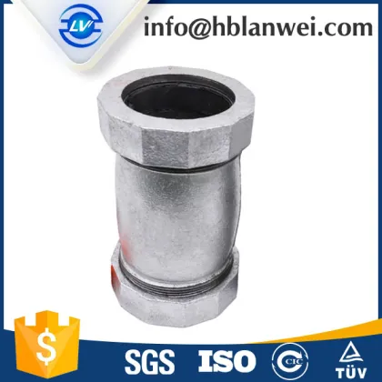 HEX MALLEABLE IRON PIPE FITTINGS JOHNSON COUPLINGS