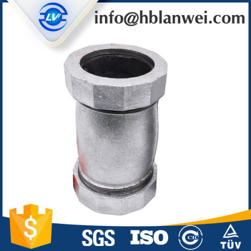 HEX MALLEABLE IRON PIPE FITTINGS JOHNSON COUPLINGS
