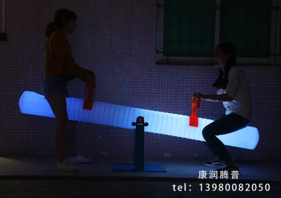 Outdoor Charging PE Rotational Molding  Seesaw Lights