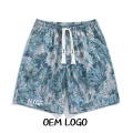 Women Shorts Slim Printed Elastic Waist cover up pants