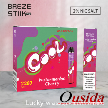 Breze stiik mega vape cigarrillos electrónicos