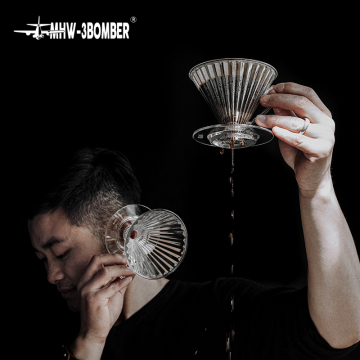 MHW-3Bomber Elf Dripper PC Filtro caffè 2-4 tazze Accessori espresso