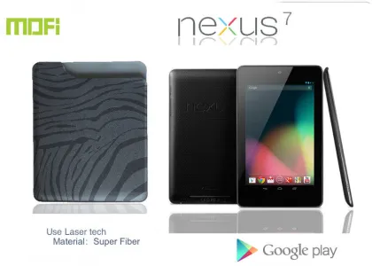 Stylish Google Nexus 7customized Protective Laptop Protective Case With Super Fiber