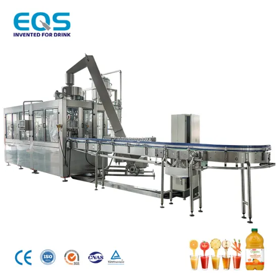 Automatic Plastic Bottle Fruit Juice Filling Production Line