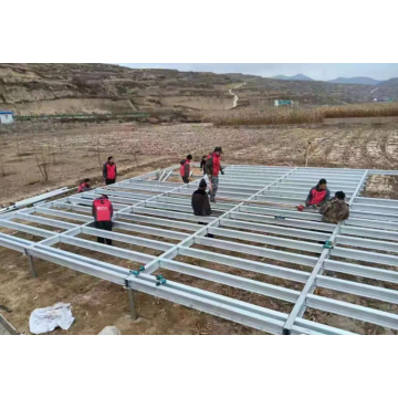 Base de pilotes de material de construcción de acero conformado en frío