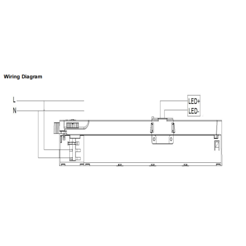 Святлодыёдны драйвер Intrack высокай магутнасці 20 Вт