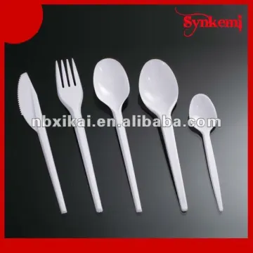 Disposable camping spoon knife fork