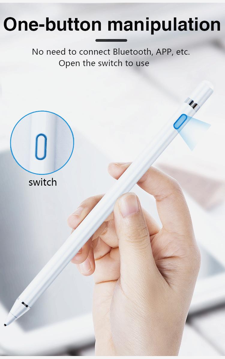 Press the button to turn on and off the power. Press the button to turn on and off the power.