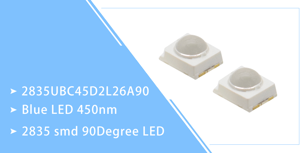 2835 smd led blue detail