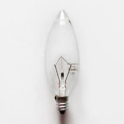 C32 Candle E12 40W/60W Miniature Incandescent Bulbs Edison Lamp for Sale