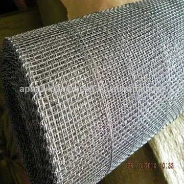 electro galvanized square wire mesh closed edge