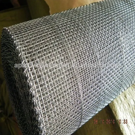electro galvanized square wire mesh closed edge