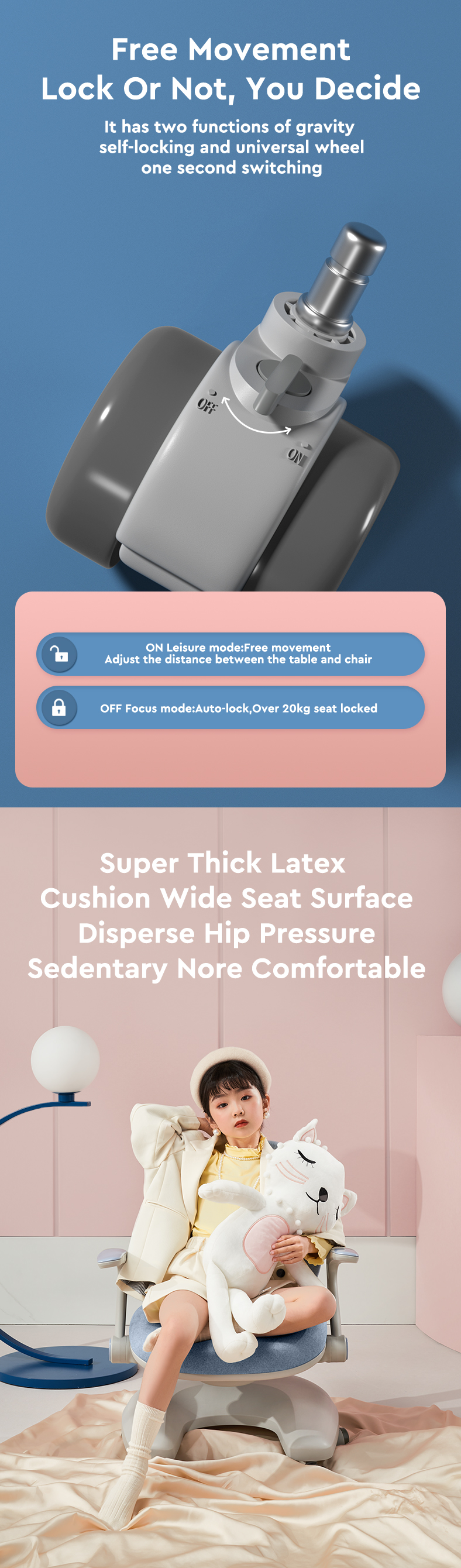 Adjustable Height Study Chair Adjustable Height Study Chair
