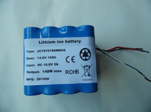 Li ion 14.8v lithium battery pack with smbus