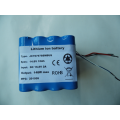 Lithium-Ionen-Akkupack mit Lithium-Ionen-Akku, 14,8 V, mit smbus