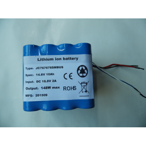 Paquete de batería de litio Li ion 14.8v con smbus