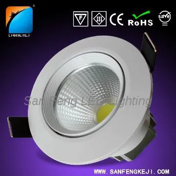 Zhongshan  Ceiling Use5/10/15wCOB LED Downlight with Aluminum Cove