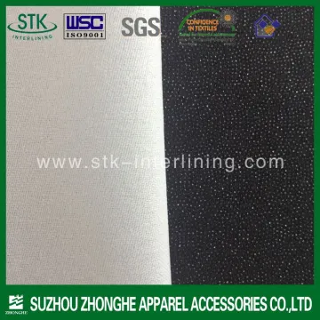 China factory for tricot fusing fabric for garment interlining manufacturers