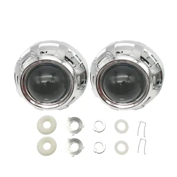 TAOCHIS 3.0 inch WST Headlamp Bi-xenon Projector Lens Kit with Shroud and APP Control for Angel Eyes Headlight Retrofit