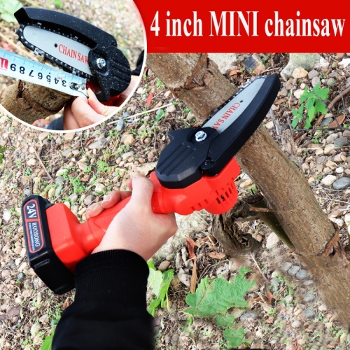 One-Handed Rechargeable Cordless Mini Electric Chainsaw