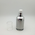 contenitori di crema per bottiglie di crema per il viso in acrilico di lusso sostituiscono le bottiglie de 50 ml